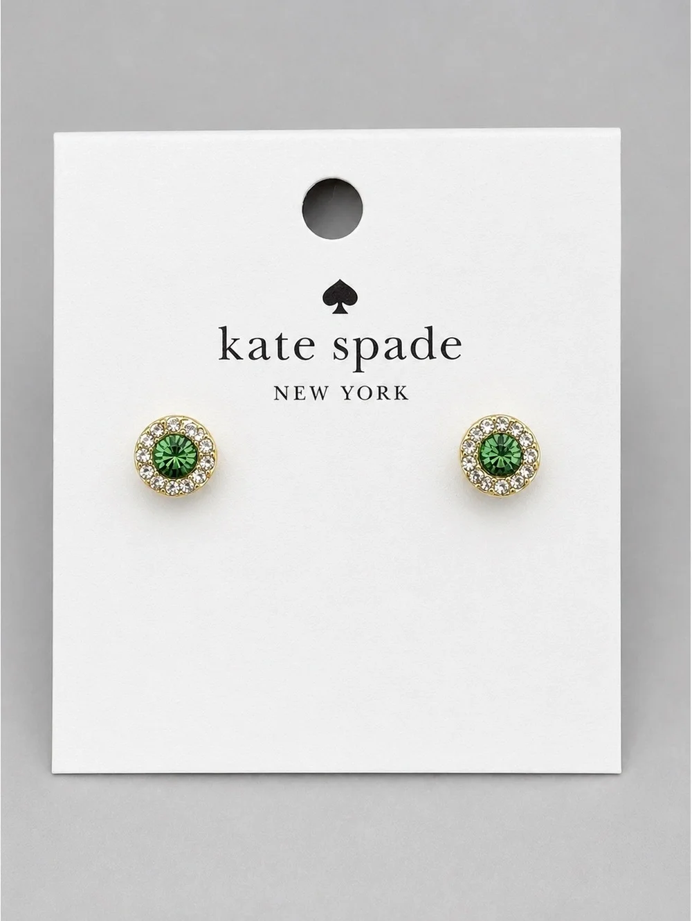 Kate Spade New York Green Crystal Stud Earrings